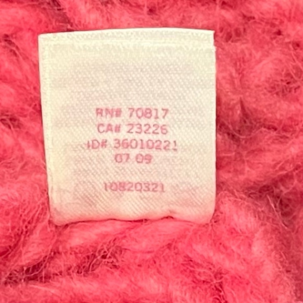 Vintage Victoria's Secret Pink Cardigan Sweater Size LARGE - Picture 16 of 16